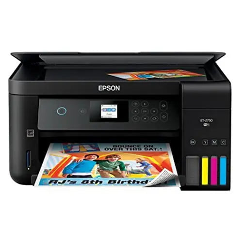 Epson EcoTank Wireless All-in-One Printer With Scanner, Copier And Wi-Fi - ET-2750