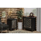 Farmhouse Fully Assembled Nightstand With 2 Drawers