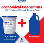 Alpha Tech Pet KennelSol Kennel Cleaner Disinfectant And Deodorizer Liquid Concentrate, 5 Gallons
