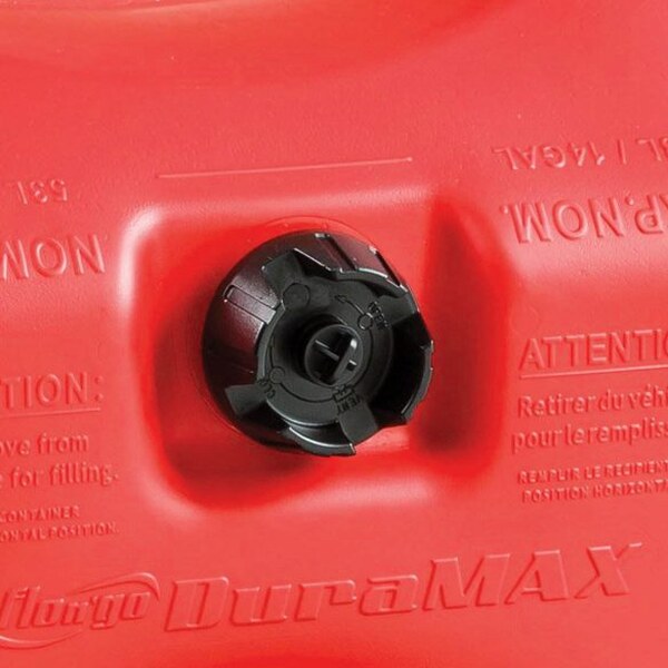 Scepter Flo N' Go DuraMax 14 Gallon Portable Fuel Tank With Pump, 2 Pack, Red