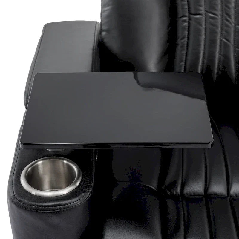 Power Home Theater Recliner Chair, 34.6 D x 38.2 W x 41.4 H, 110-160 Recline, 270 Swivel