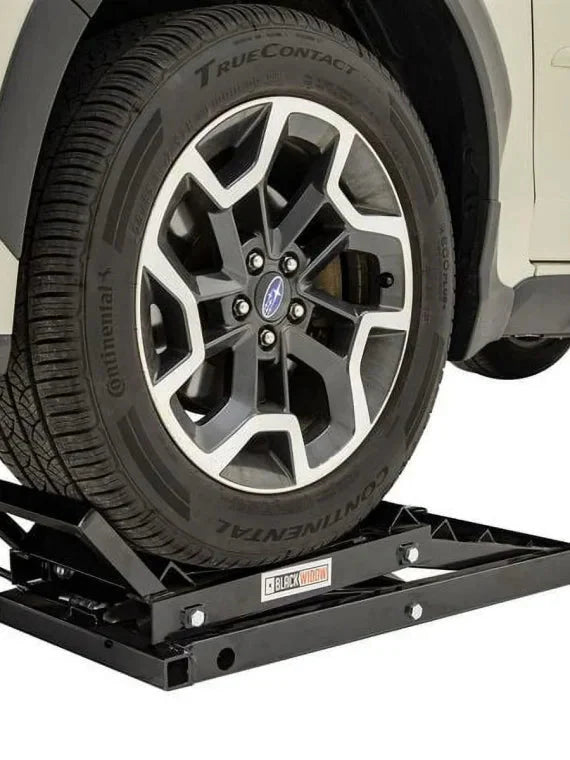 Black Widow Hydraulic Car Lift With Ramp - 3,000 lb. Per Pair Capacity