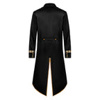 Men LYXSSBYX Mens Jackets Fall Fashion Halloween Men's Costume Men's Mid Length Retro Tuxedo Costume