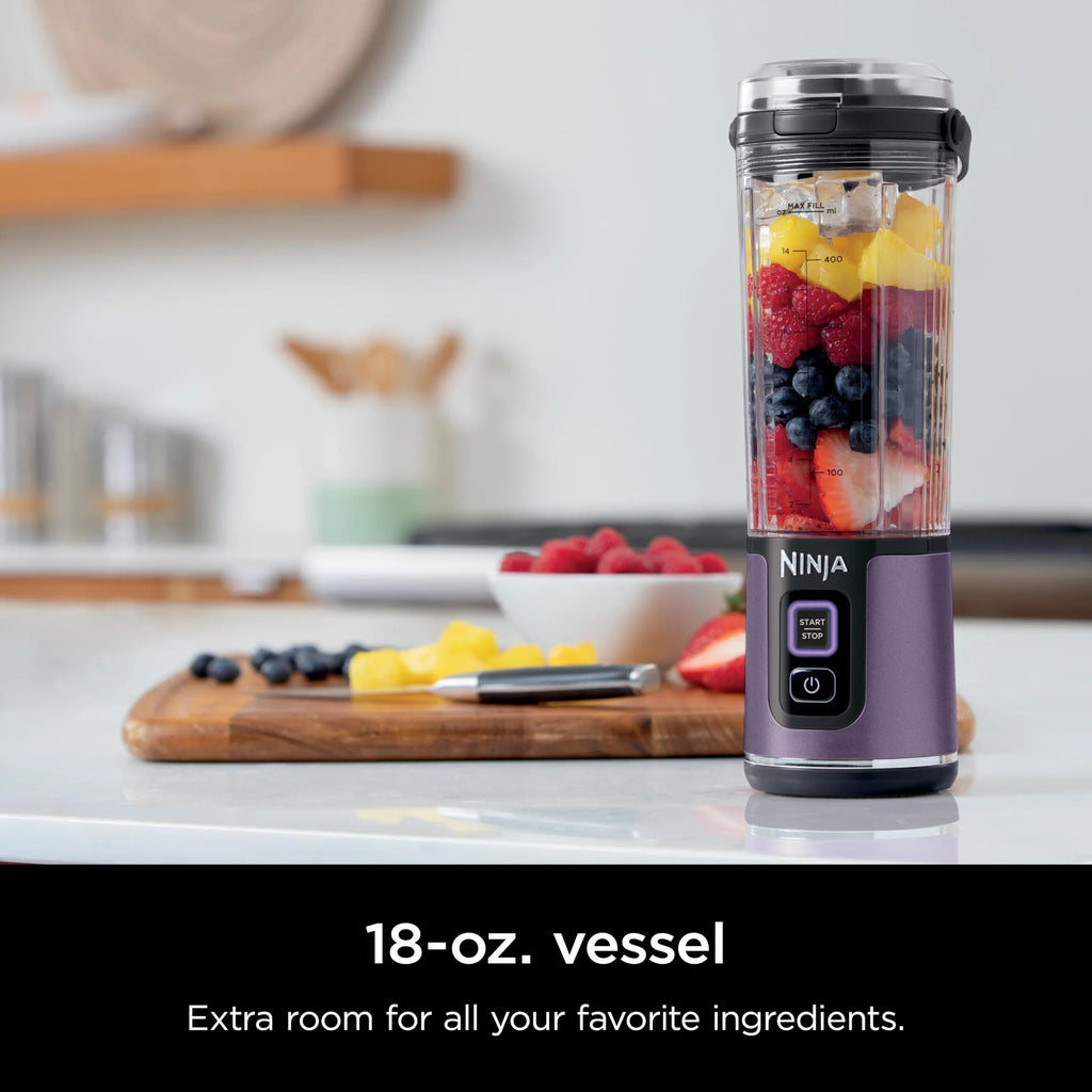 Ninja Blast Portable Personal Blender, Cordless, 18 oz, Metallic Purple - BC151PL