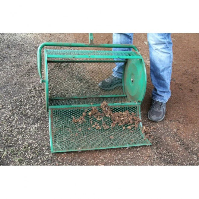 Landzie Compost & Peat Moss Spreader With 24 Inch Barrel