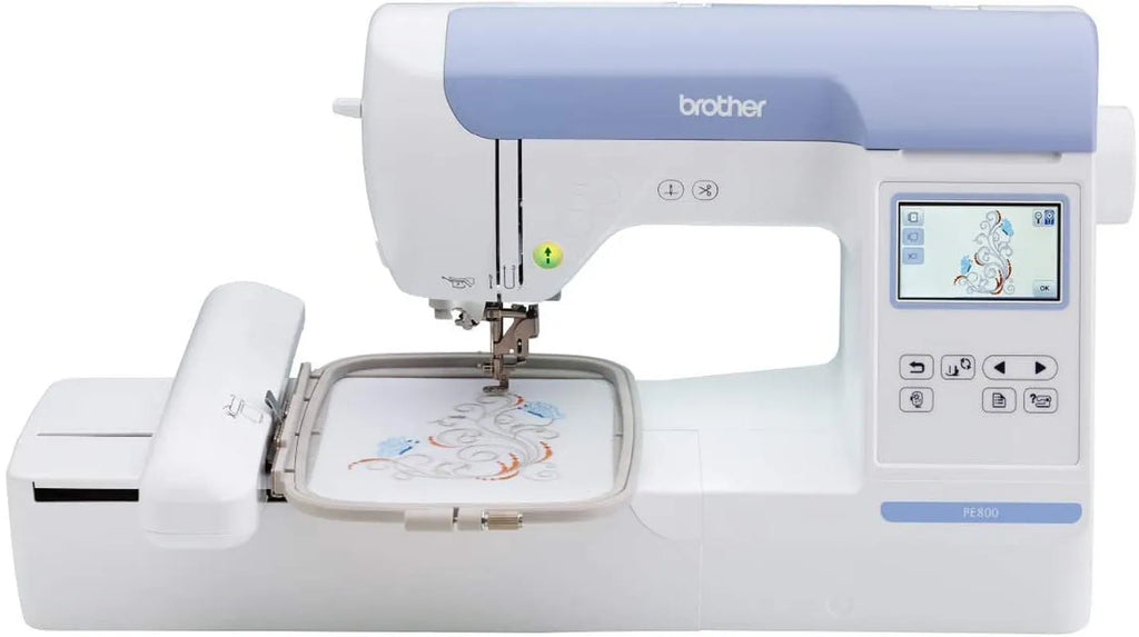 Brother Computerized Embroidery Machine With 5 in x 7 in Embroidery Area And LCD Screen - PE800