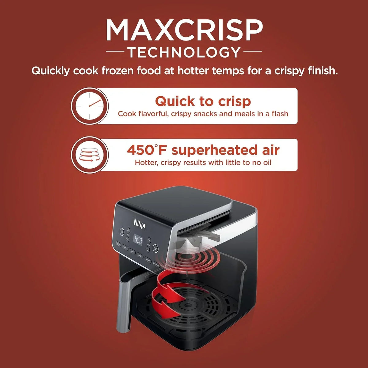 Ninja Air Fryer Pro XL 6-in-1, 6.5 QT Capacity - MaxCrisp