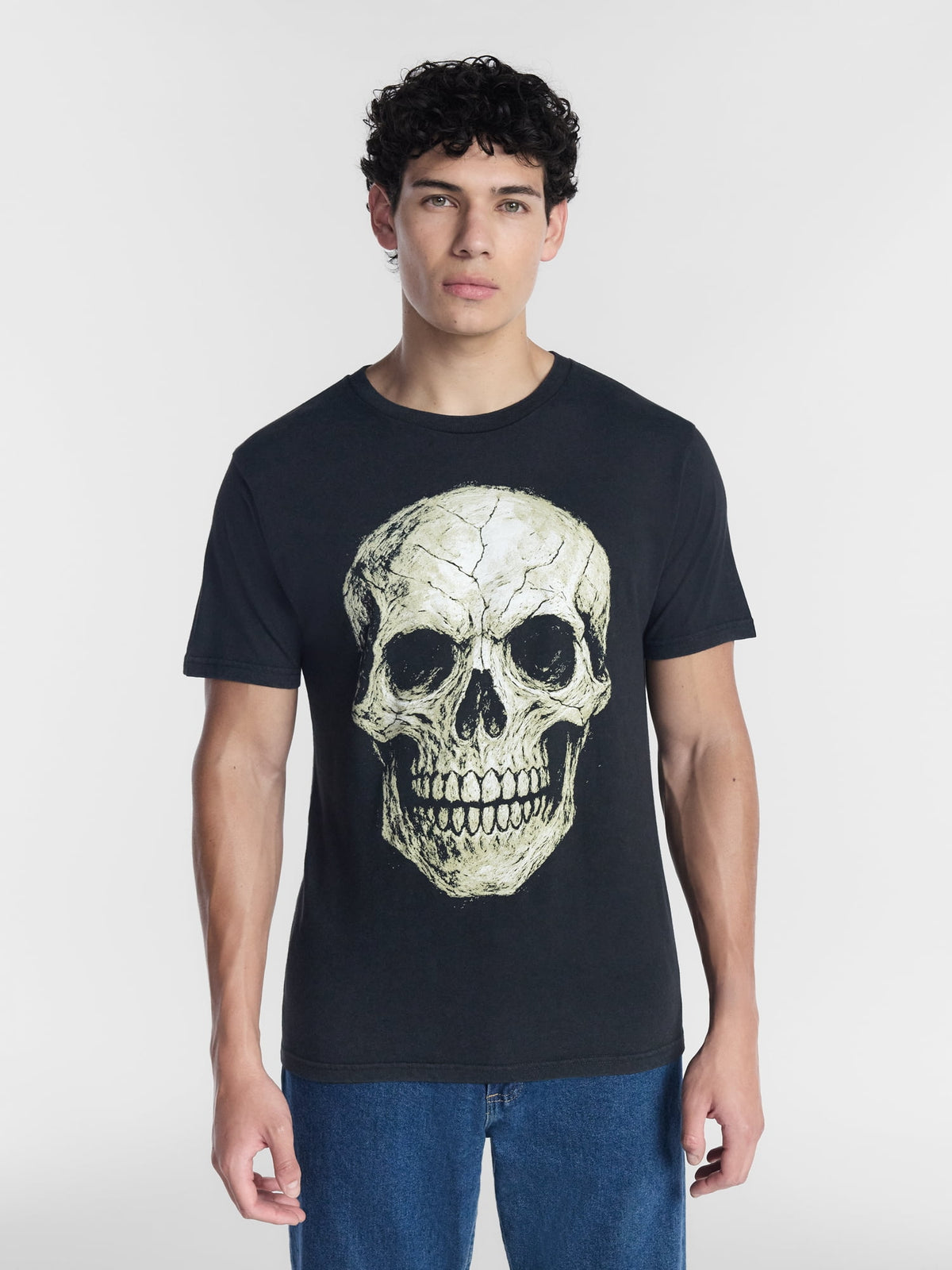 Halloween Men's Evil Jack Graphic Tee from Way to Celebrate, Sizes XS-4XLT