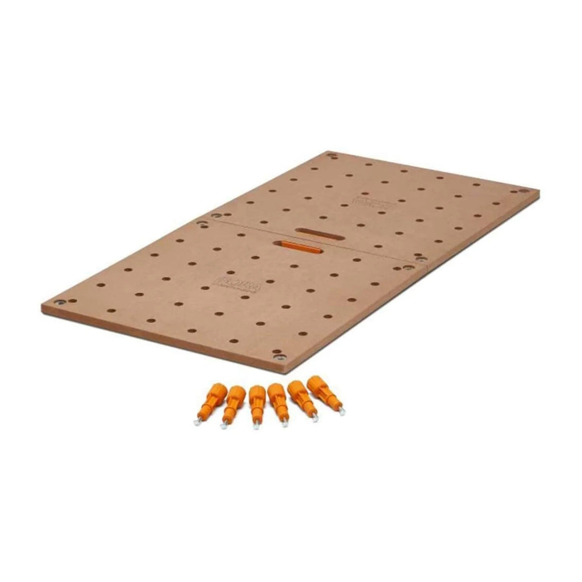 Bora Centipede Workbench Tabletop With Dog Holes, 47.75 x 23.75 x 0.75 Inches - CK22T