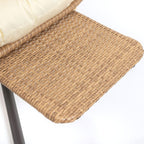Yechen Indoor Outdoor Wicker Hanging Egg Chair With Stand, 38 x 38 x 78 Inches, 350 lbs, Charcoal Grey - EG-001