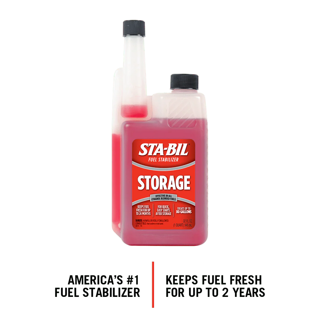 STA-BIL Storage Fuel Stabilizer Gasoline Treatment 32 Fl. Oz. - Treats 80 Gallons