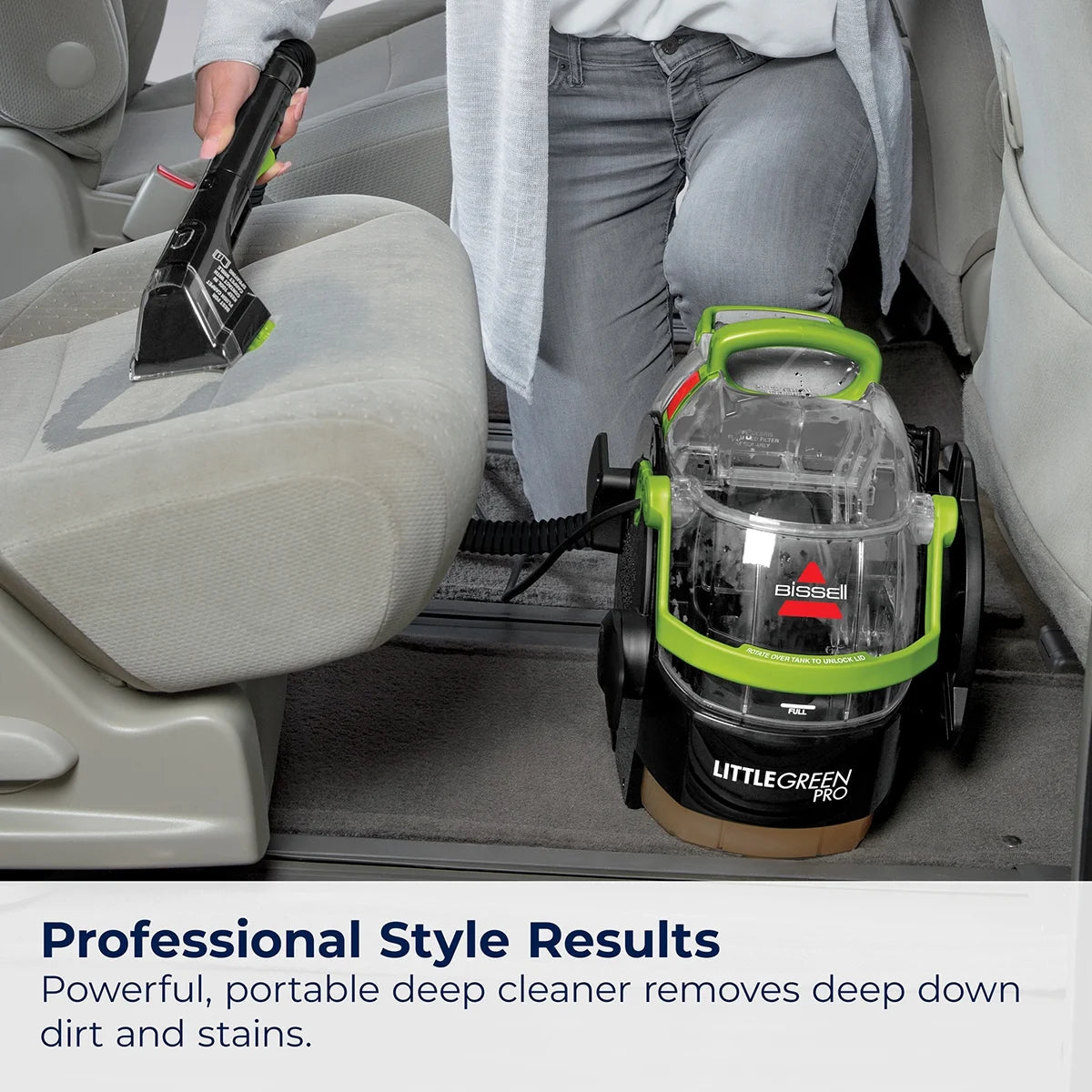BISSELL Little Green Pro Portable Carpet Cleaner, 13-pound - 2505