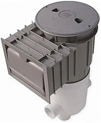 CMP Pool Skimmer With 2in Socket, Gray/Beige Lid - Renegade