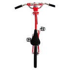 TRACER Logan 20 In Hi-Ten Steel Framed Freestyle BMX Beginners Bike, Red - Logan