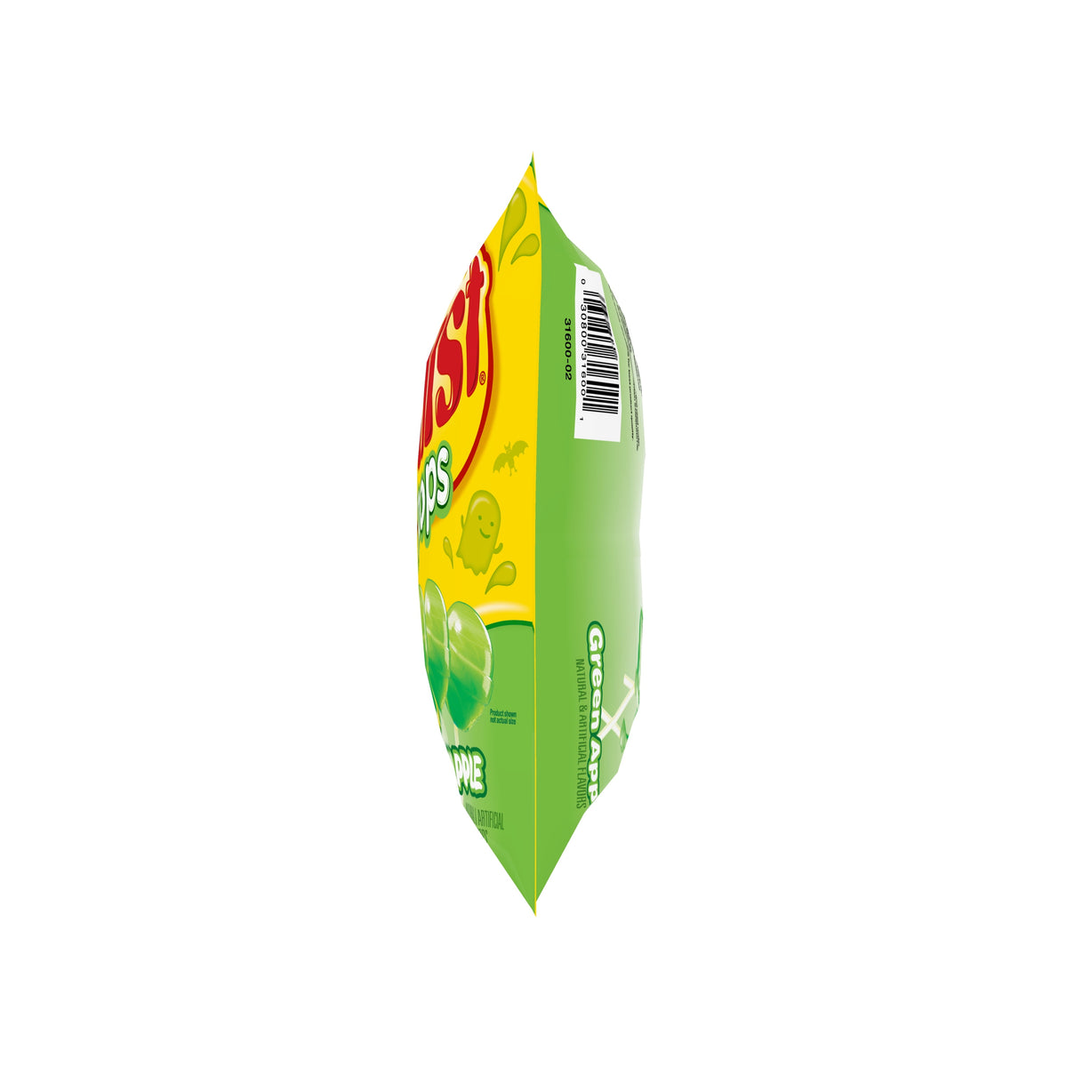 STARBURST Filled Green Apple Lollipops Halloween Hard Party Candy Suckers 9.6 oz. Lay Down Bag