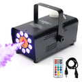 TCFUNDY 500W Fog Machine w/ LED RGB 9IN1 Fogger Smoke Maker with Wireless Remote Controller