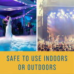 Maplefield High-Density Fog Machine Fluid - 32 oz - Great for Haunted Houses, Spooky Party Decor, and Outdoor Events - Long-Lasting Water-Based Formula - Compatible with 700+ Watt Machines