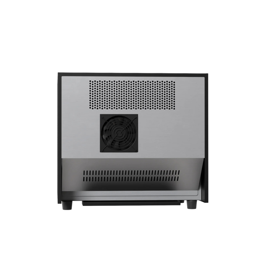 JINJUNYE Countertop Wine Cooler Refrigerator, 12 Bottle, Glass Door