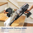 Stick Vacuum Cleaner With Crevice Tool, Black