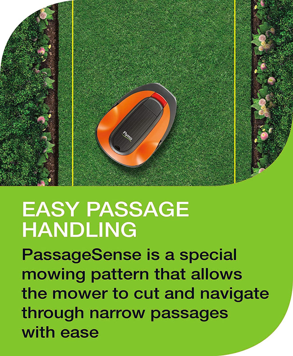 EasiLife 500 GO Robotic Lawn Mower, 500m2, Orange and Grey - 9704632-01