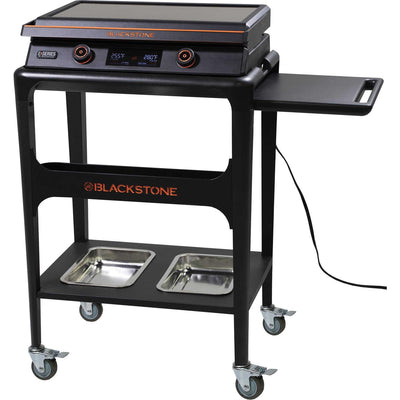 Blackstone 2-Burner 22 Electric Tabletop Griddle With Prep Cart - E-Series