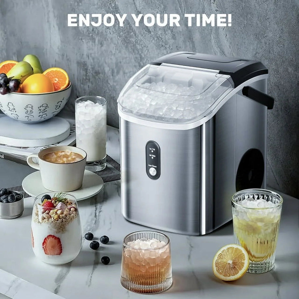 Auseo Countertop Nugget Ice Maker, 35 Lbs Each Day