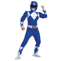 Power Rangers - Mighty Morphin Blue Ranger Halloween Costume for Children, Boys Size XS (4/5), by Disguise
