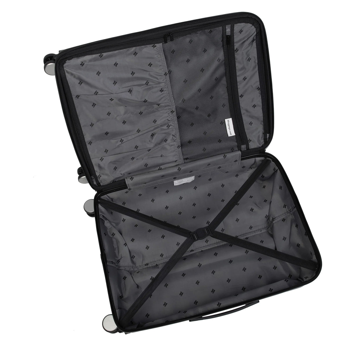 it luggage Legion 28 in Hardside Checked 8 Wheel Expandable Spinner Luggage, Asphalt Black