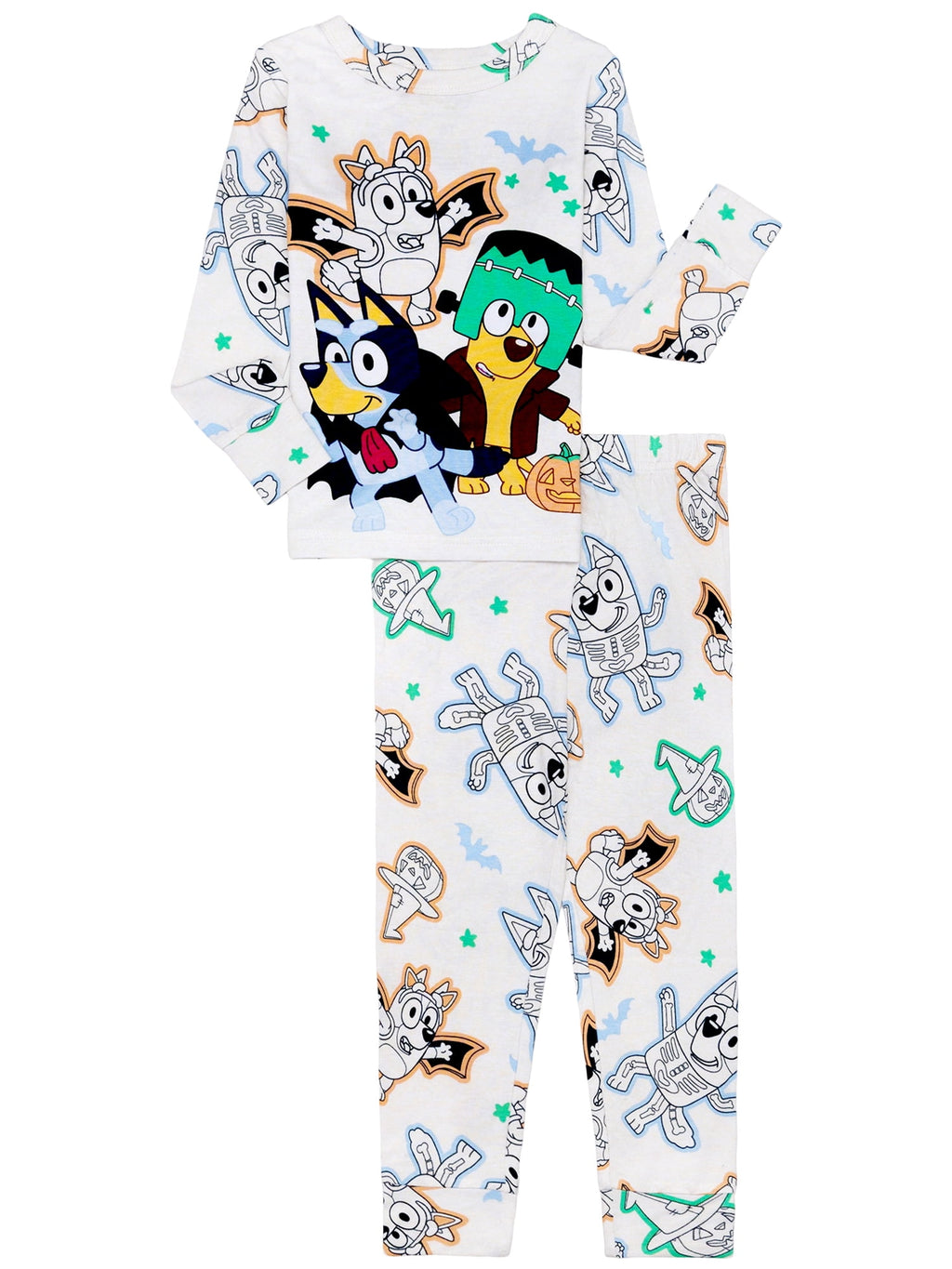Character Toddler Viscose Halloween Pajama Set, 2-Piece, Sizes 12M-5T