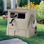 Suncast Powerwind Auto Power Rewind Hose Reel, 100 ft, Light Taupe - CPLPW100
