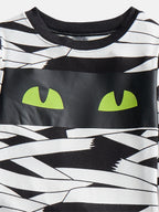 Halloween Boys' Glow In the Dark Top and Pants Pajama Set from Way to Celebrate, 2-Piece