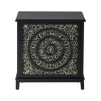 Farmhouse Fully Assembled Nightstand With 2 Drawers