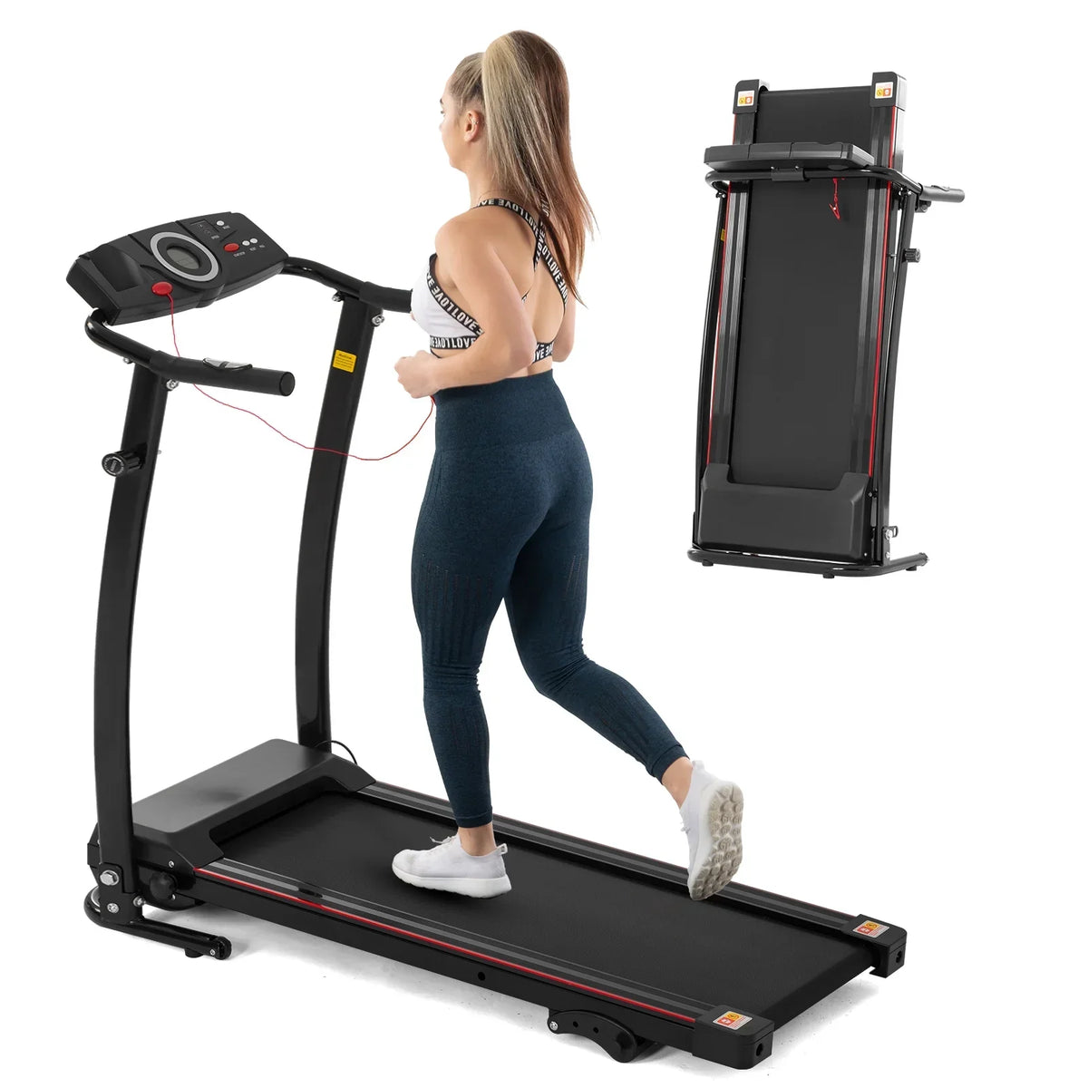 FYC Folding Treadmill With Incline, 2.5HP Motor, 220 LBS Capacity