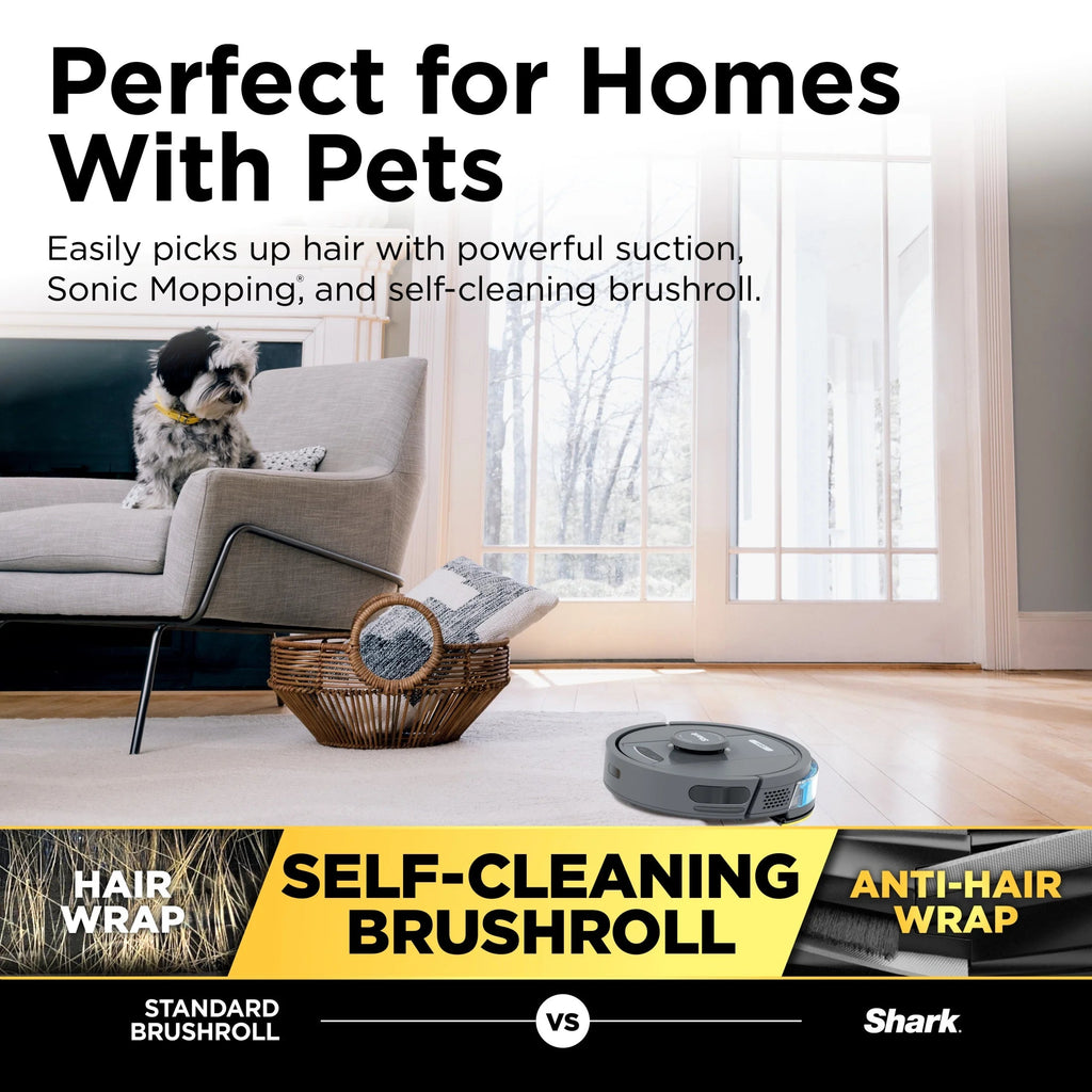 Shark IQ 2-in-1 Self-Empty Robot Vacuum And Mop, 30-Day Capacity - RV2402WS