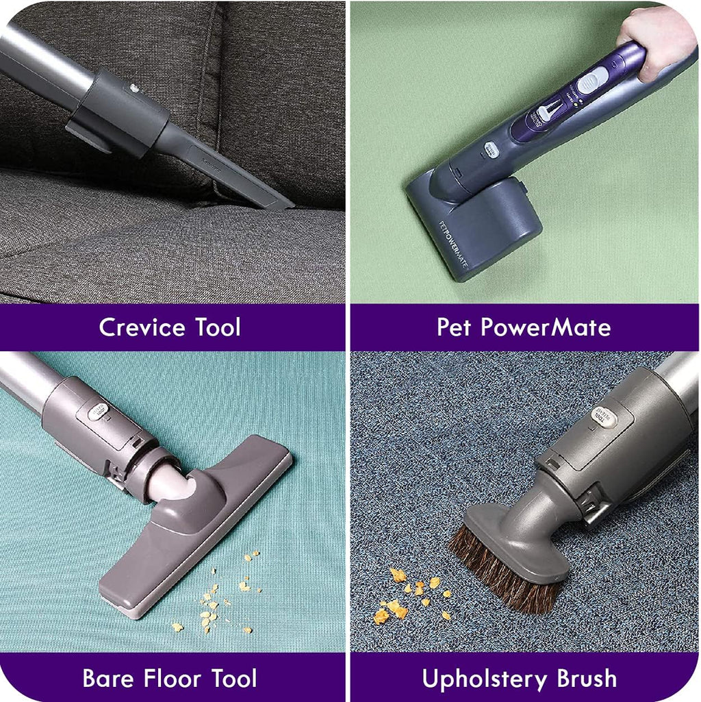 Kenmore 600 Series Pet Friendly Bagged Canister Vacuum With Pet PowerMate, Pop-N-Go Brush, 2 Motors, HEPA Filter And 4 Cleaning Tools