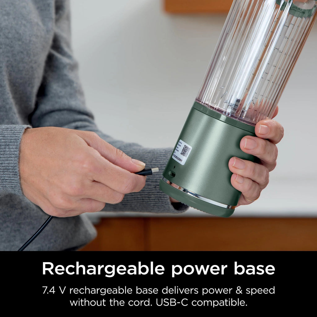 Ninja Blast Portable Personal Blender, Cordless, 18 oz, Metallic Purple - BC151PL