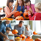 Ninonly Pumpkin Carving Kit,Professional 17Pcs Stainless Steel Pumpkin Knives Tool with Carrying Bag,for Pumpkin Jack-O-Lanterns