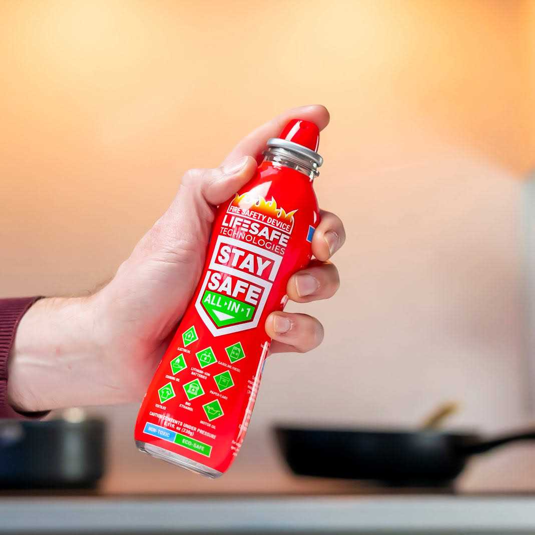 LifeSafe Technologies StaySafe All-in-1 Fire Extinguisher