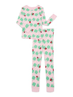 Halloween Girls' Tight Fit Long Sleeve Top and Pants Pajama Set from Way to Celebrate, 2-Piece, Sizes 4-10