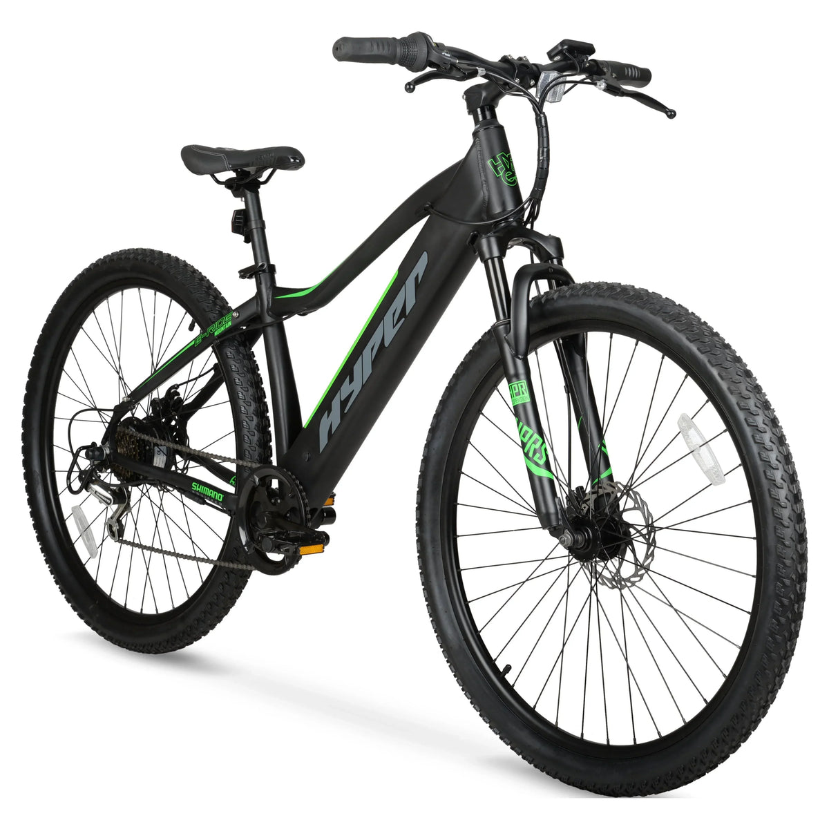 Hyper Bicycles 29 Inch 36V Electric Mountain Bike For Adults, 250W, Black