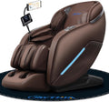 MYTHIA Full Body Zero Gravity Massage Chair With SL Track, Lumbar Heat, Foot Rollers And Bluetooth - A303C, Brown