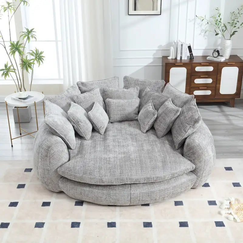 Double Loaf Sofa Bed With Armrests