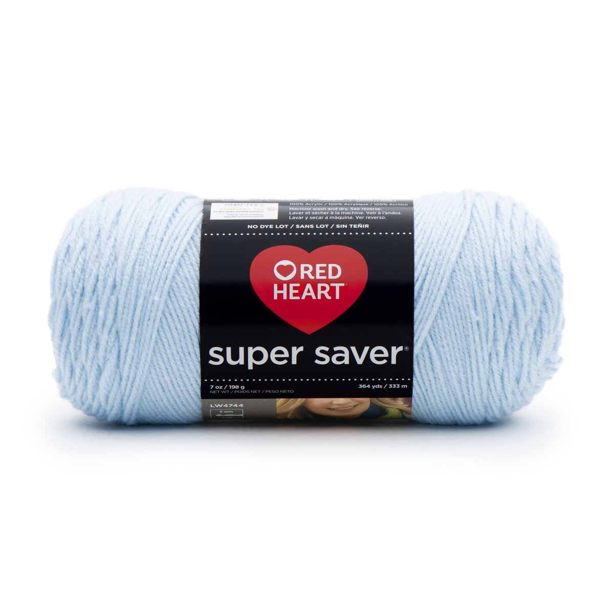 Red Heart Super Saver 4 Medium Acrylic Yarn Black 7oz 198g 364 Yards