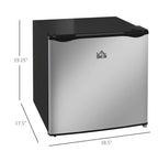 Mini Upright Freezer 1.1 Cu.Ft, Silver