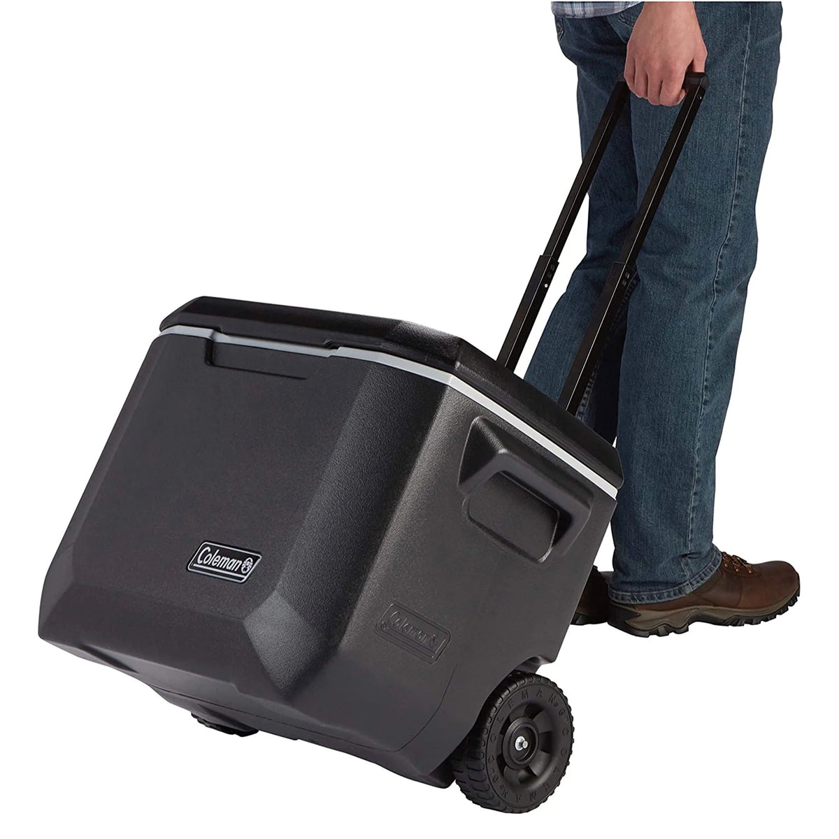 Coleman Xtreme 50 Quart 5-Day Hard Cooler With Wheels And Have-A-Seat Lid