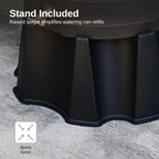 50 Gallon Rain Barrel With Brass Spigot And Flat-Back Design