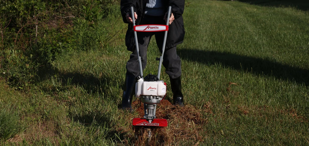 25cc 9-Inch Front-Tine Forward-Rotating Mini Tiller Cultivator