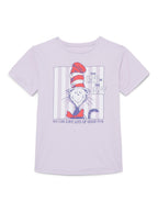 Hello Kitty Animal Print Girls Short Sleeve Graphic T-Shirt, Sizes 4-16