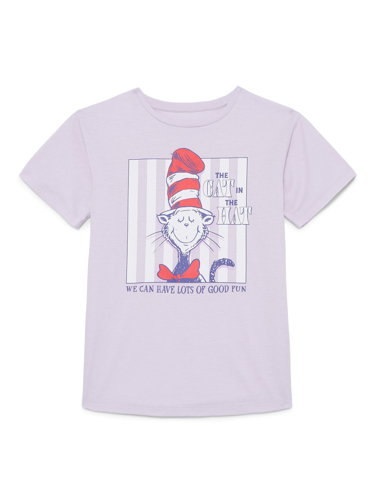 Hello Kitty Animal Print Girls Short Sleeve Graphic T-Shirt, Sizes 4-16
