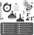 Prolux Canister Vacuum With Sealed HEPA Filtration And 12 Amp Motor - Tritan